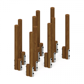 Бум-лабиринт (Лиственница темный) СО 2.55.04-Л.И1.01