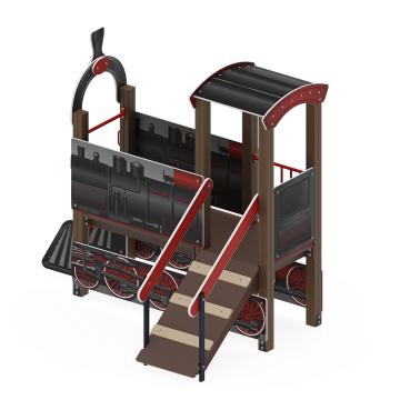 Паровозик (черный) - Беседка мини - МФ 10.03.05-10