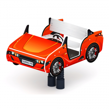 Кабриолет - Качалка на пружине двухместная машинка - ИО 23.03.02-01.И1