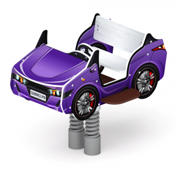 Кабриолет - Качалка на пружине двухместная машинка - ИО 23.03.02-03.И1