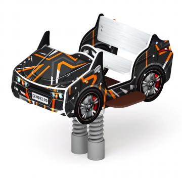 Кабриолет - Качалка на пружине двухместная машинка - ИО 23.03.02-05.И1