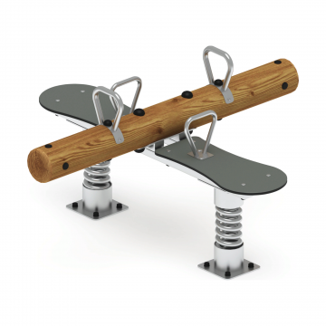 Качалка-балансир на двух пружинах (Лиственница темный) ИО 23.24.01-Л.И1.01