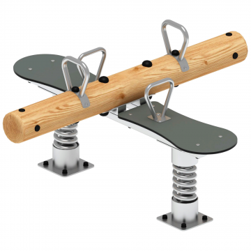 Качалка-балансир на двух пружинах (Лиственница) ИО 23.24.01-Л.И1