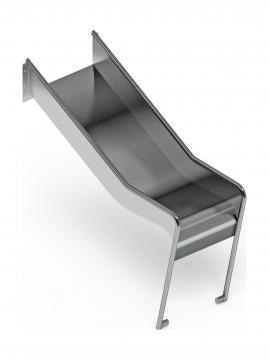 Горка из нержавеющей стали приставная 600 SNP 600.470-02