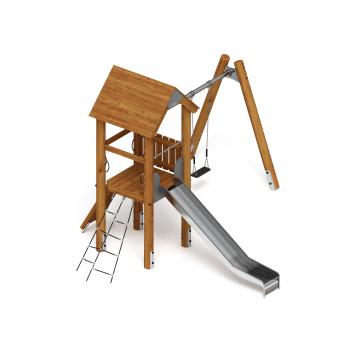 Игровой комплекс (лиственница темный) ДИК 2.24.03-01.Л.И1.01