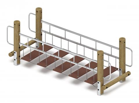 Мост подвесной (лиственница орех) СО 1.82.06-Л.И1.02
