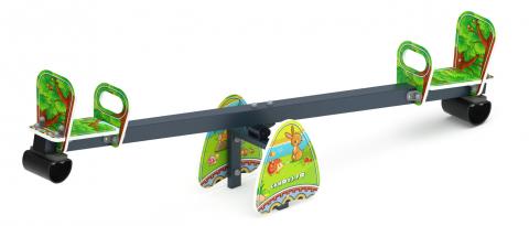 Качалка балансир со спинкой большой (Полянка) - ИО 21.М.01.05-02.И1