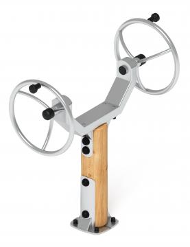 Тренажер рули (положение сидя) (лиственница) СТ 106-Л.И2