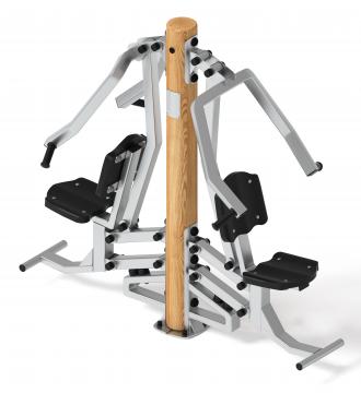 Тренажер жим от груди двойной (лиственница) СТ 030-Л.И3