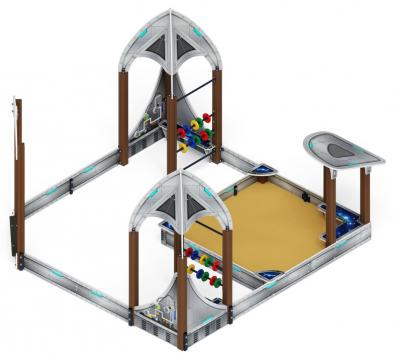 Песочный дворик Космопорт (Серый) - ИО 6.14.02-01