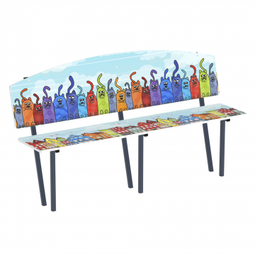 Скамейка детская Коты - МФ 41.01.01-02.И1