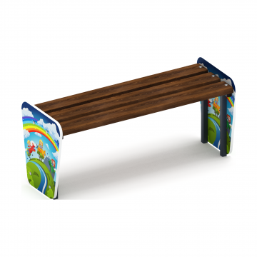 Скамейка детская Солнышко - МФ 41.01.03-И1