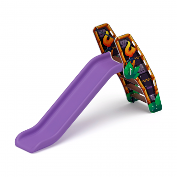 Горка пластиковая - ИО 42.01.01-02 - (сиреневый скат) H=1200 (Майя)