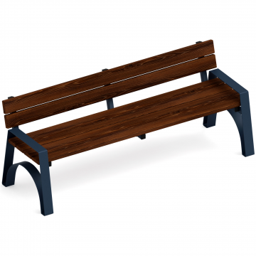 Скамья парковая   (под анкера) МФ 42.02.06