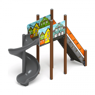 Горка винтовая - ИО 43.01.01-01.И1 - (Город) H=2000