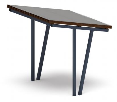 Пергола тент (наклоная) - МФ 77.03.01 /с поликарбонатом/