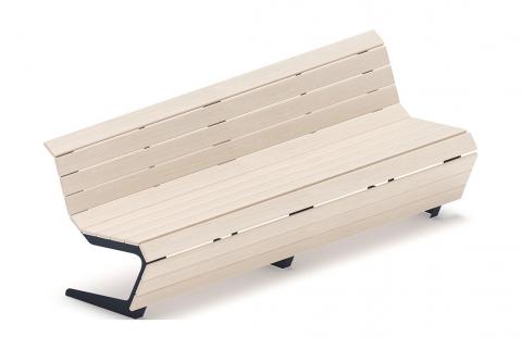 Скамья - МФ 42.02.02-21 (Беленый дуб) Д:2400  (под анкера)