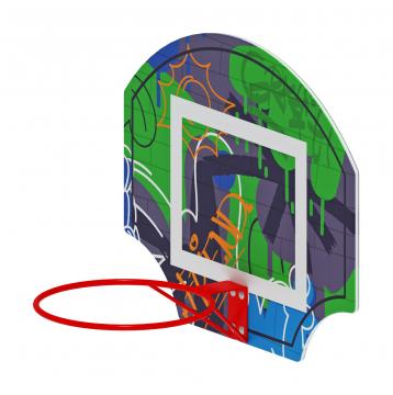 Щит баскетбольный мини (Граффити) - СО 1.70.02-03