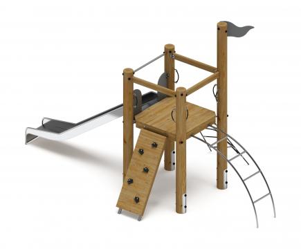 Игровой комплекс (лиственница орех) ДИК 2.24.01-Л.И1.02