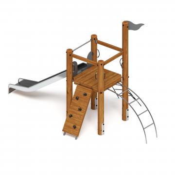 Игровой комплекс (лиственница темный) ДИК 2.24.01-Л.И1.01