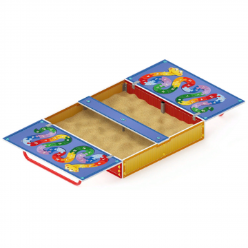 Песочница с крышкой средняя (Азбука) - ИО 5.01.11-01