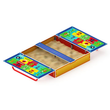 Песочница с крышкой средняя (Арифметика) - ИО 5.01.11-03