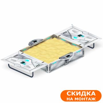 Песочница с крышкой средняя (Техно) - ИО 5.01.11-09