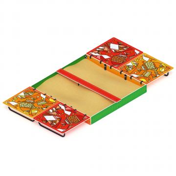 Песочница с крышкой большая (Рыбы) - ИО 5.01.14-01