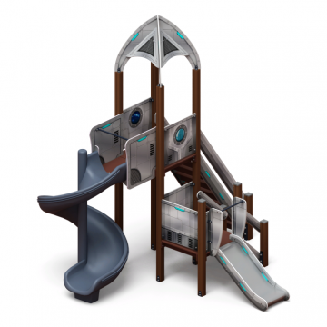 Космопорт (Серый) - ДИК 2.14.04-01.И1 - Игровой комплекс H=750 H=2000