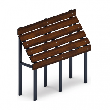 Скамья для людей с ограниченными возможностями (темный дуб) МФ 44.01.01