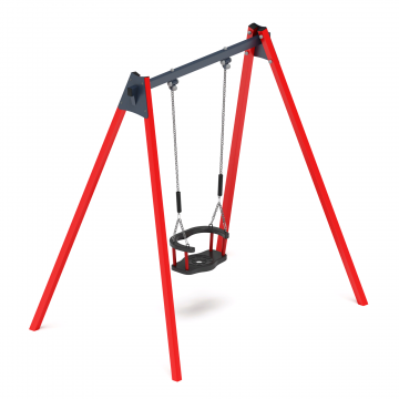 Качели М1 (красный) - ИО 11.М.01.03-01.И1
