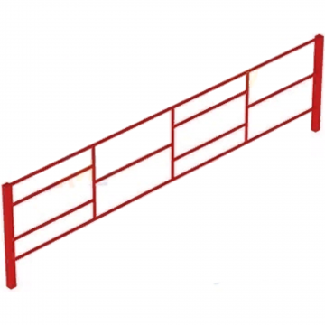 Ограждения металлические тип 7 - МФ 95.7.01 - H-500
