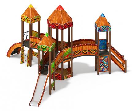 Карандаши - ДИК 2.26.04-01.С - Игровой комплекс Н=1200