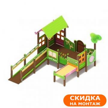 Манеж с навесом Домик - ДОВ 30.25.01 - Забота (Лукоморье)