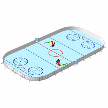 Хоккейная коробка 30х15 м