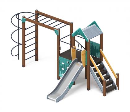 Играйте с нами (Тайга) - ДИК 2.01.1.08-03 - Игровой комплекс H=1200