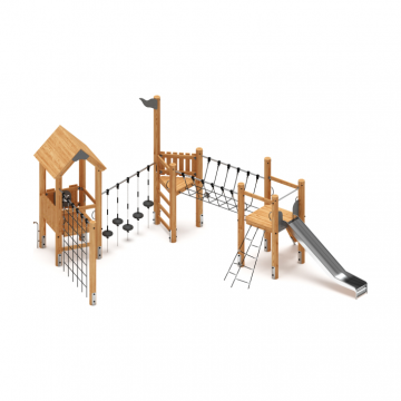 Игровой комплекс (лиственница) дик 2.24.02-Л.И1