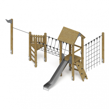 Игровой комплекс (лиственница орех) ДИК 2.24.05-Л.И1.02