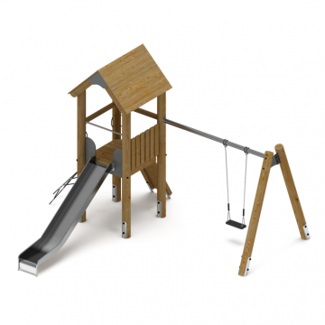 Игровой комплекс (лиственница темный) ДИК 2.24.03-01.Л.И1.02