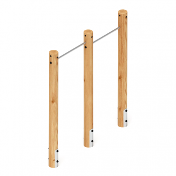 Турник взрослый двойной (лиственница) СО 2.20.09-Л.И1