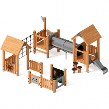 Игровой комплекс (лиственница) ДИК 1.24.02-Л.И1