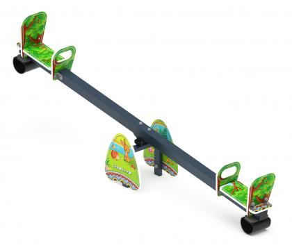 Качалка балансир со спинкой большой (Полянка) - ИО 21.М.01.05-П.02