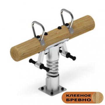 Качалка на пружине (Лиственница орех) ИО 22.24.01-Л.02