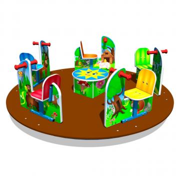 Детская карусель «Лесной мир-5»