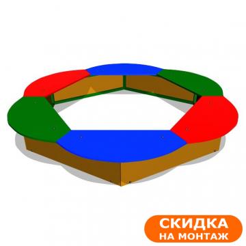 Детская песочница «Ромашка»