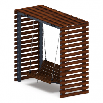 Пергола беседка с качелями - МФ 78.05.01-01.И1 /без поликарбоната/