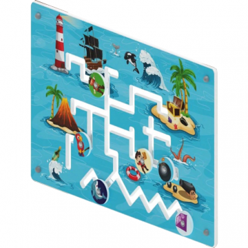 Игровая панель "Остров сокровищ" для теневого навеса