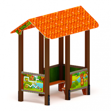 Домик средний 1 (Полянка) МФ 10.01.05-04