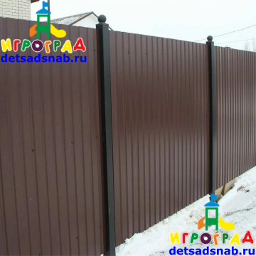 Забор из профлиста Престиж Эконом Н=2000 мм