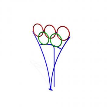 Мишень для бросания мяча «Олимпийские кольца»